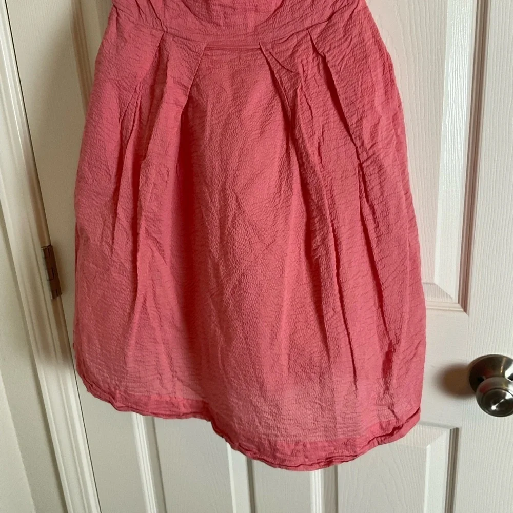 J.CREW Lorelei Seersucker Strapless Mini Dress Size 2P